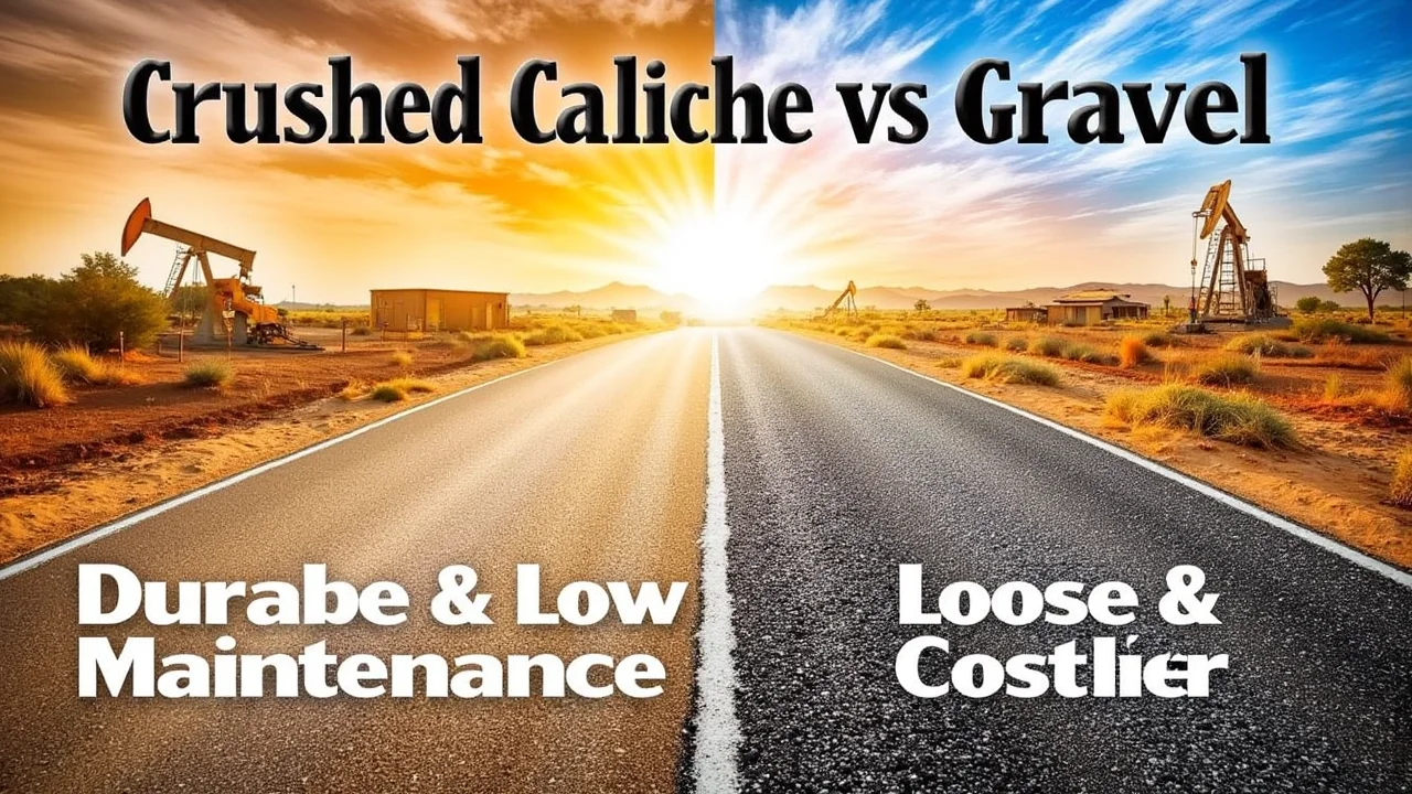 Crushed Stone in Midland – Caliche or Gravel? | Crush Material
