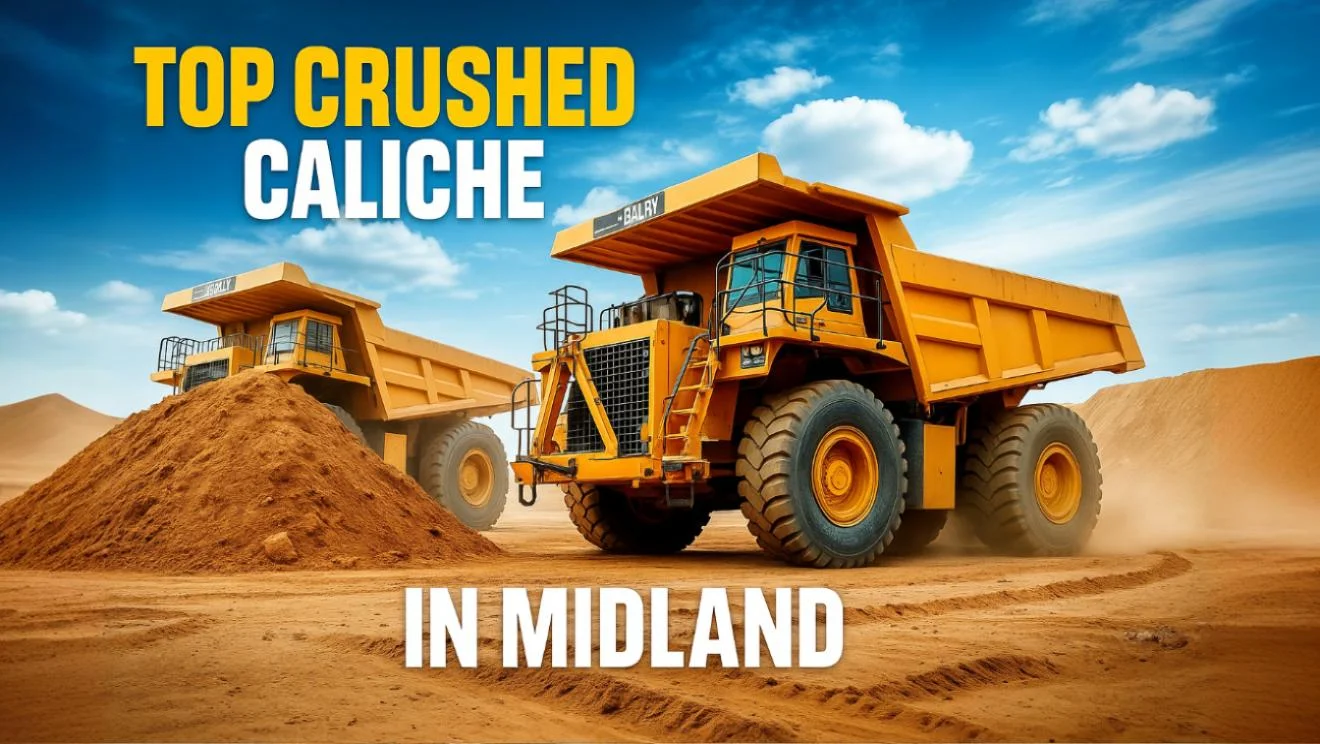 Top Crushed Caliche Midland Projects Rely On | Crush Material